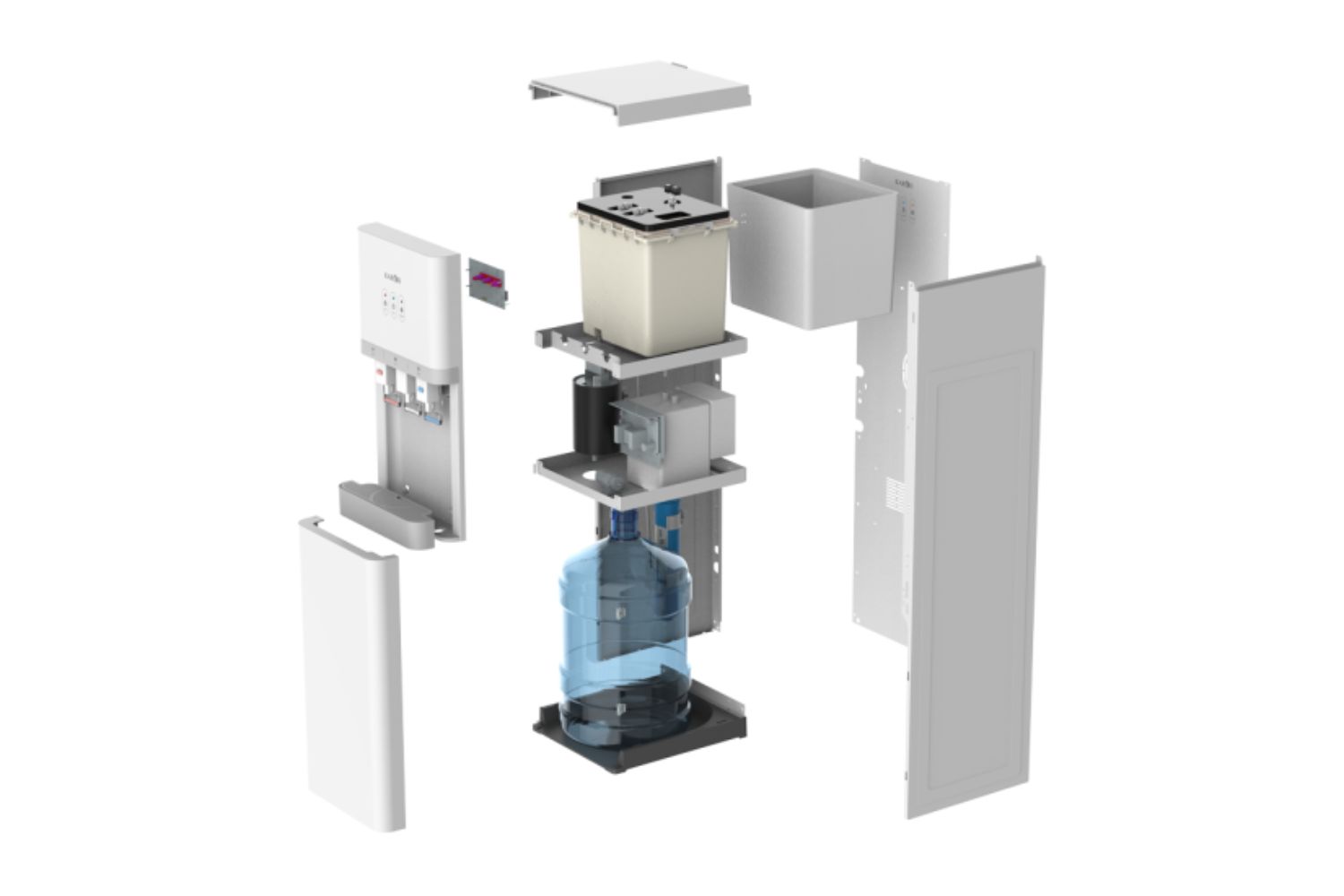 Cây Nước Nóng Lạnh Hút Bình Karofi HCV206