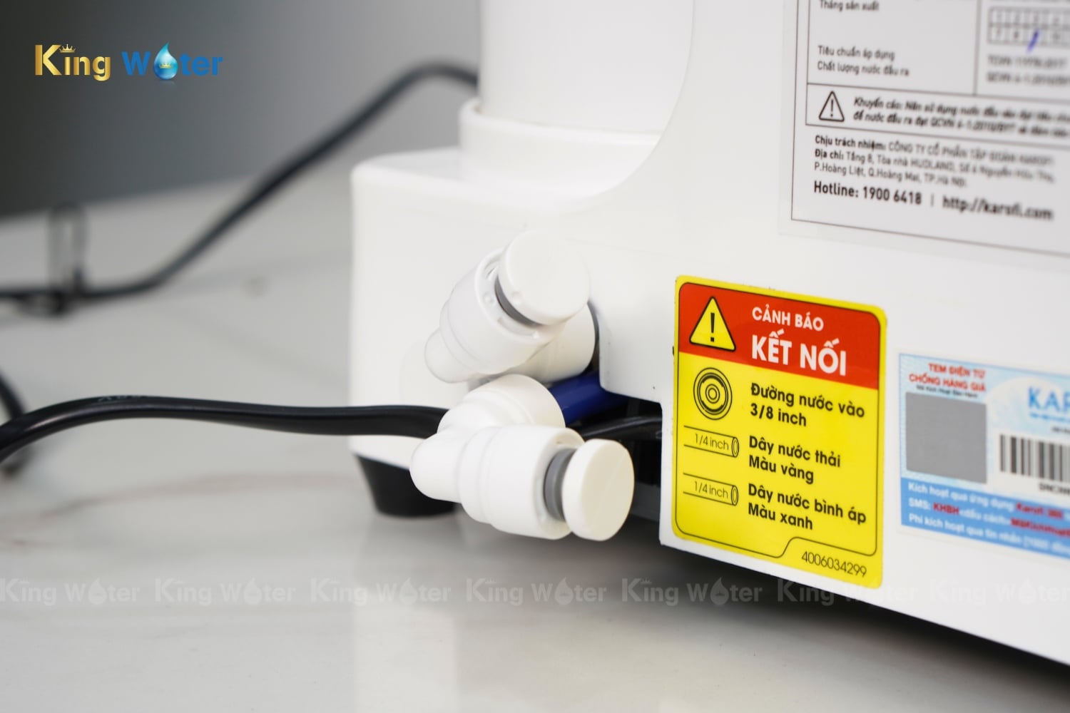 Máy Lọc Nước RO Karofi KAQ-U50K | Để Gầm 10 Lõi