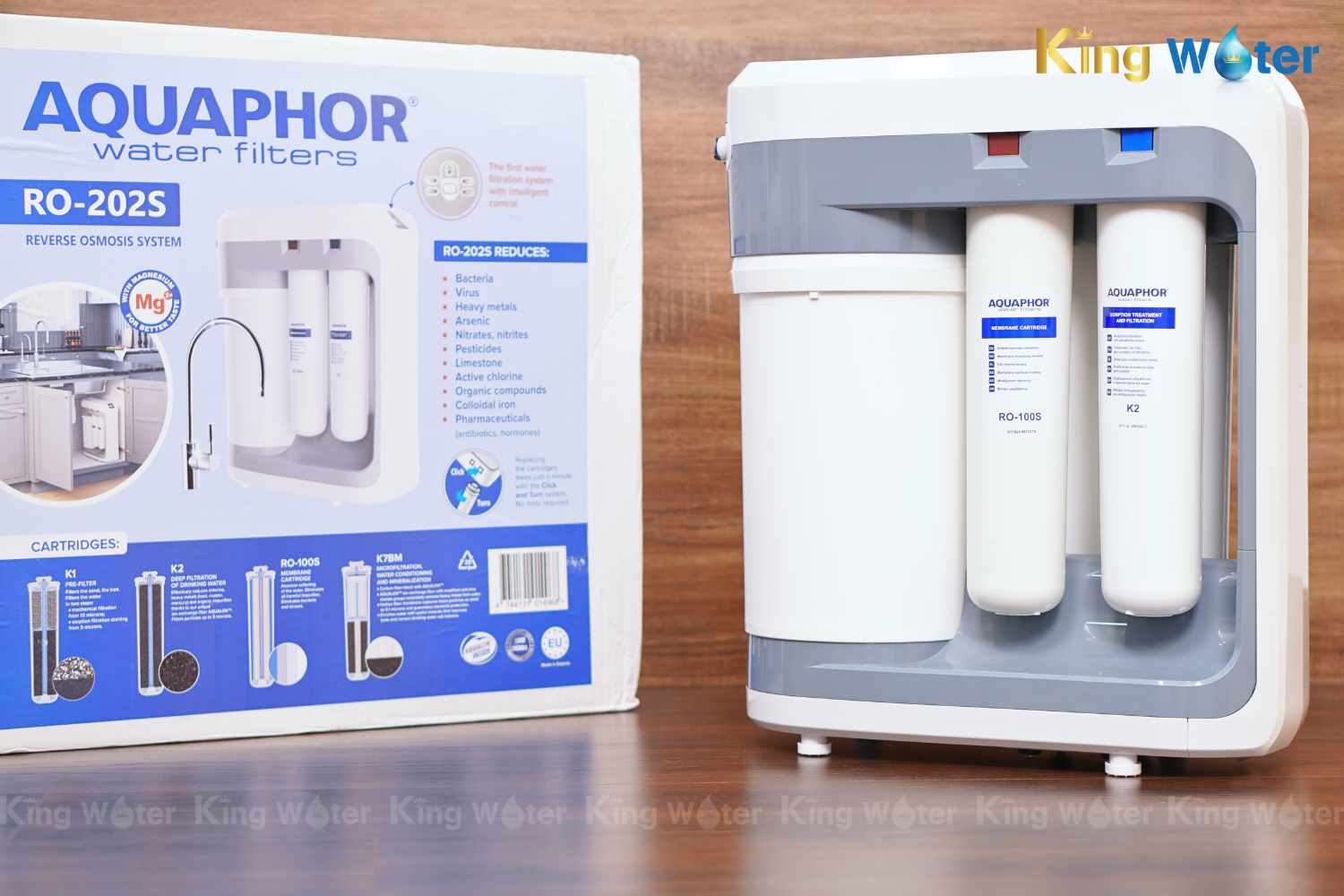 Máy Lọc Nước Aquaphor RO 202S | Để Gầm 04 Lõi