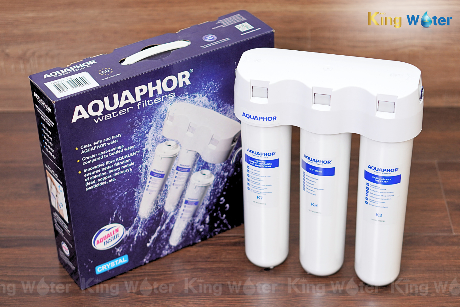 Máy Lọc Nước Aquaphor Crystal H6 | Để Gầm 03 Lõi Nano