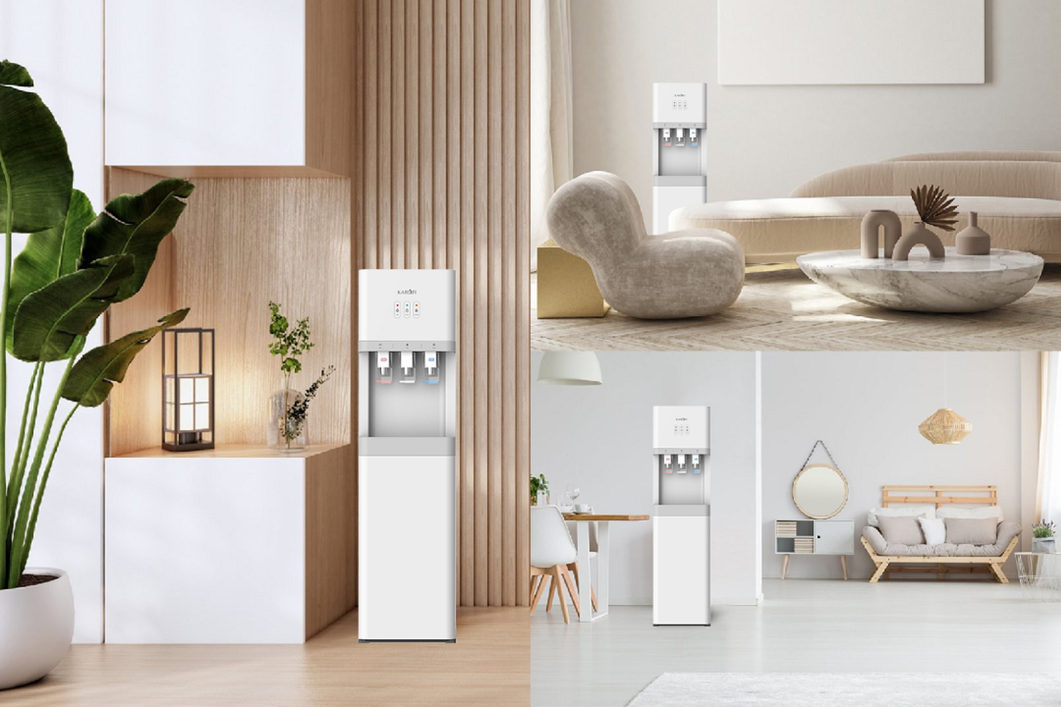 Cây Nước Nóng Lạnh Karofi HCV208 | Hút Bình 20 Lít