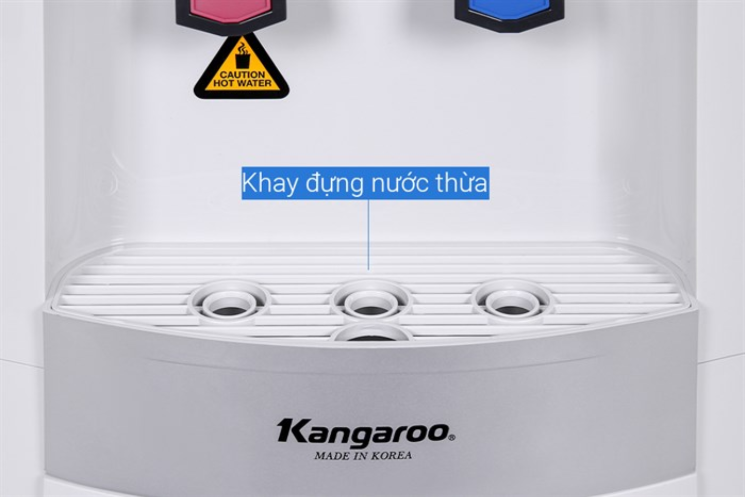Cây Nước Nóng Lạnh Kangaroo KG45 (Xám) | Úp Bình 20 Lít
