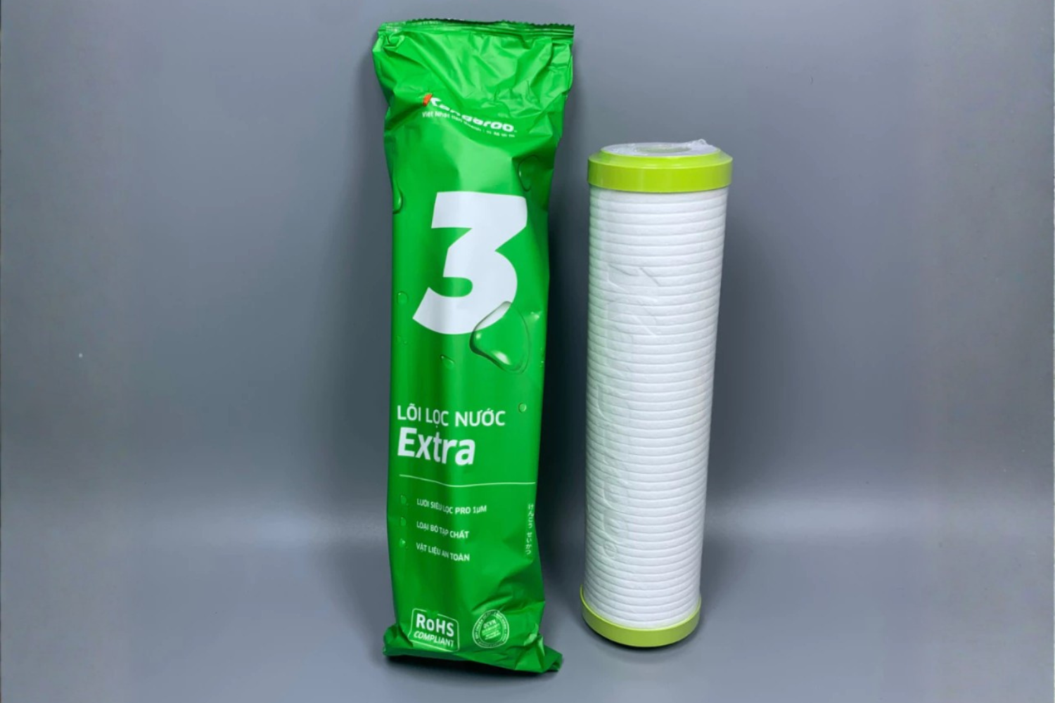 Bộ Lõi Lọc Thô 1,2,3 Kangaroo Extra (XB) | Nước Thường