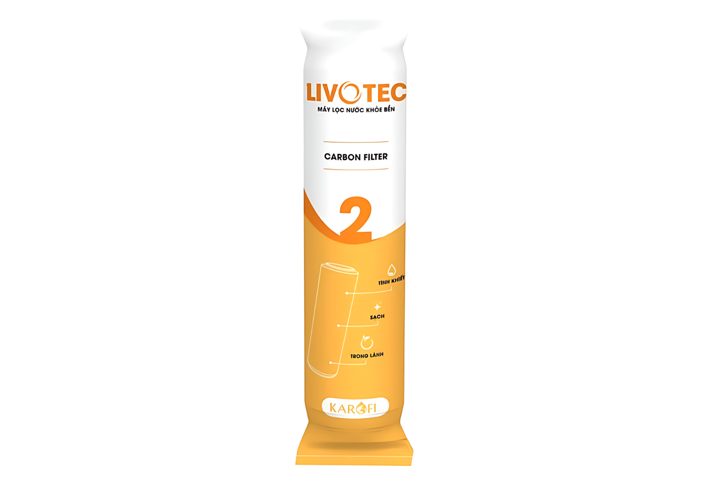 Lõi Lọc Thô Livotec Số 2 | Carbon Filter