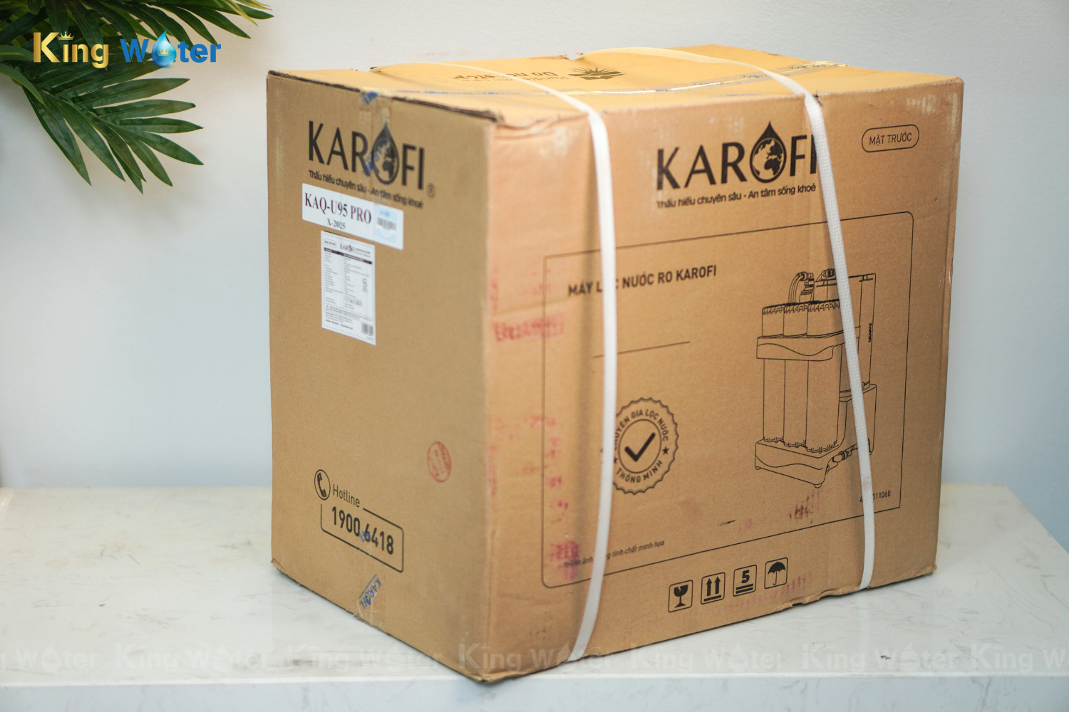 Máy Lọc Nước RO Karofi KAQ-U95 Pro | Để Gầm 10 Lõi