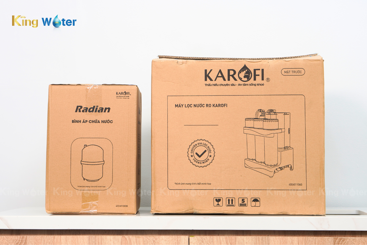 Máy Lọc Nước RO Karofi KAQ-U50K | Để Gầm 10 Lõi