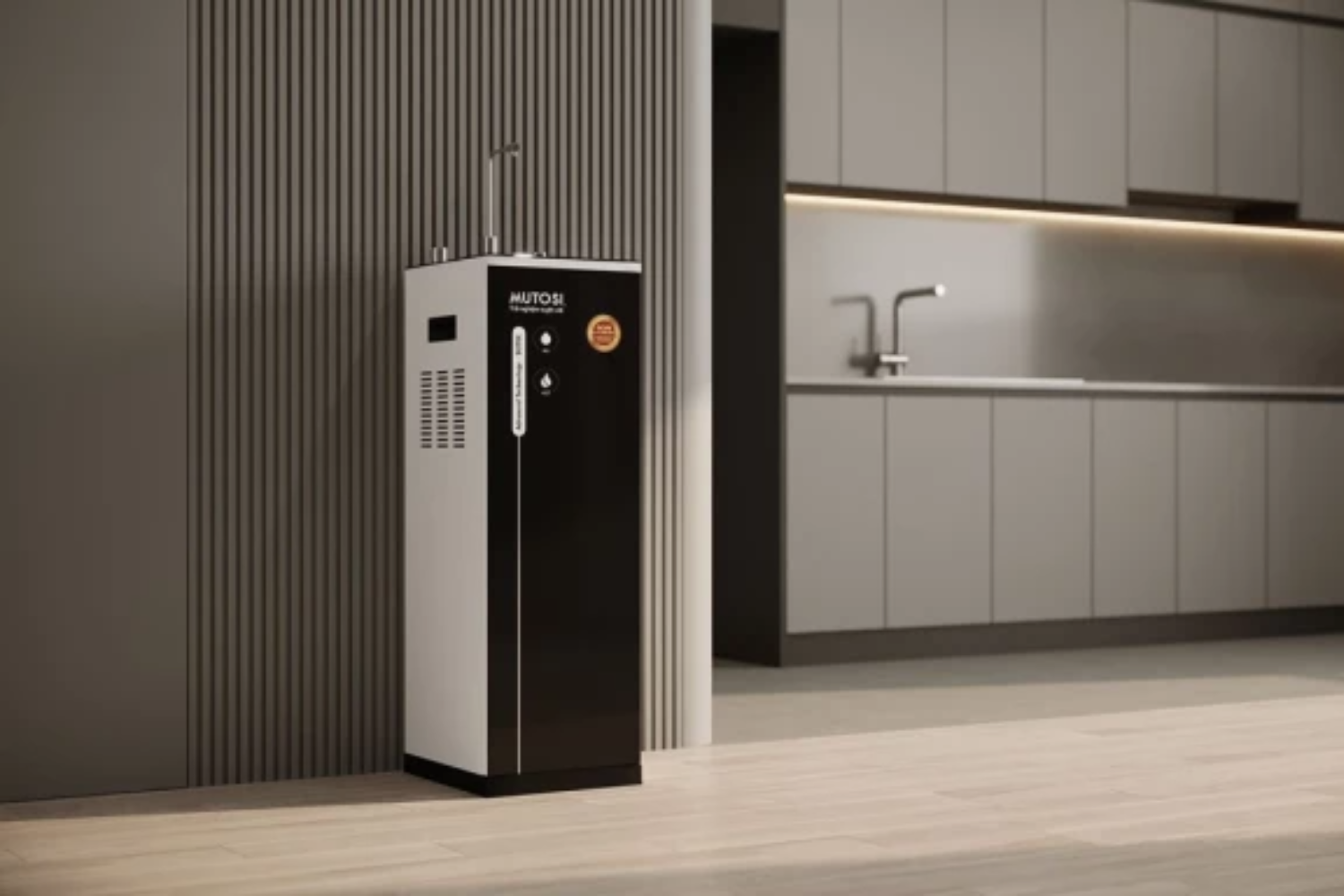 Máy Lọc Nước R.O Nóng Nguội Mutosi MP-592H-BK | Tủ Đứng 9 Lõi Hydrogen