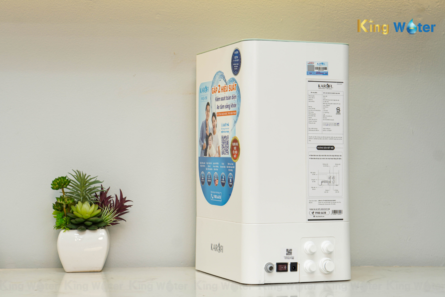 Máy Lọc Nước RO Karofi KAQ-U98 | Để Gầm 10 Lõi