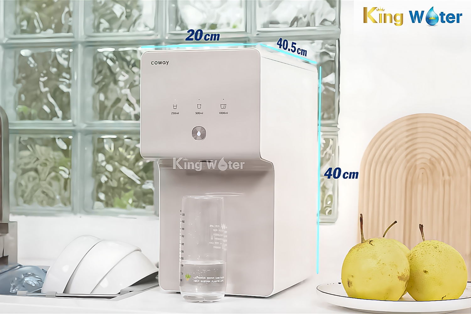 Máy Lọc Nước R.O Coway Cinnamon (P-6320R) | Để Bàn 04 Lõi