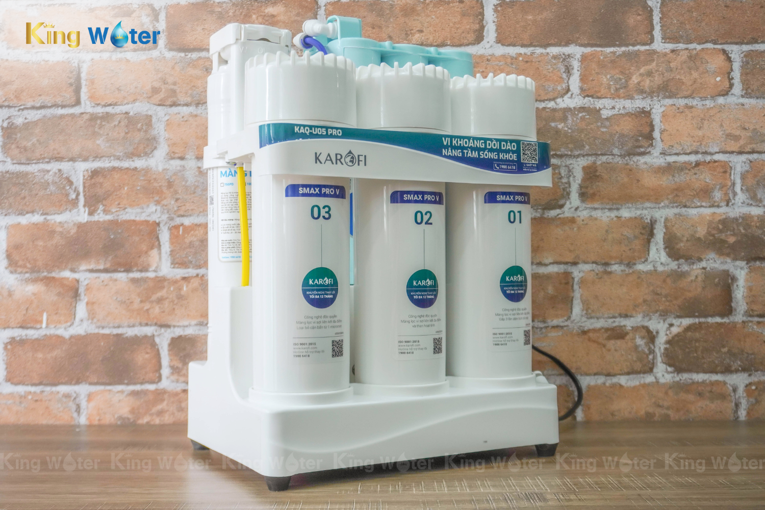 Máy Lọc Nước RO Karofi KAQ-U05 Pro | Âm Tủ 10 Lõi
