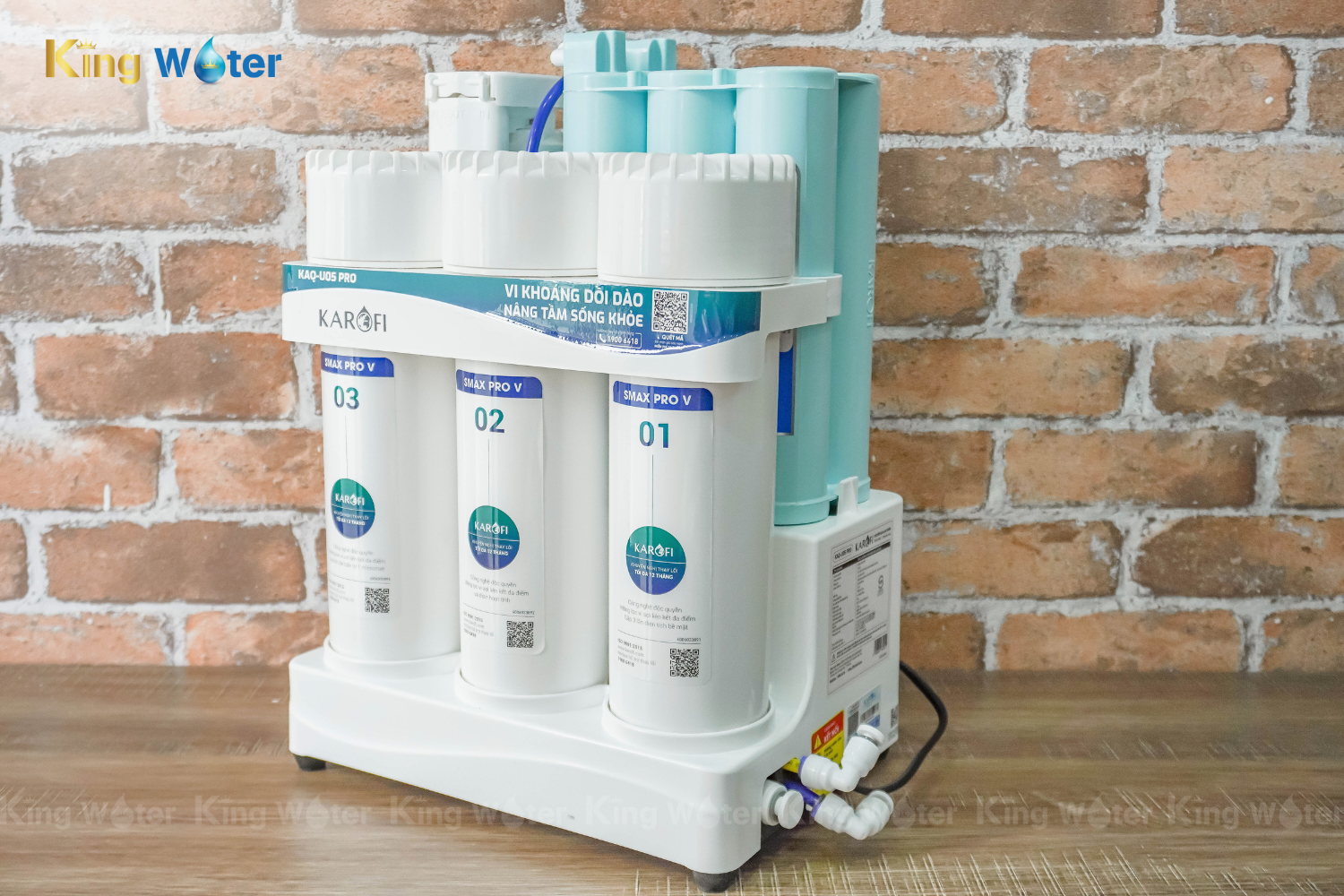 Máy Lọc Nước RO Karofi KAQ-U05 Pro | Âm Tủ 10 Lõi