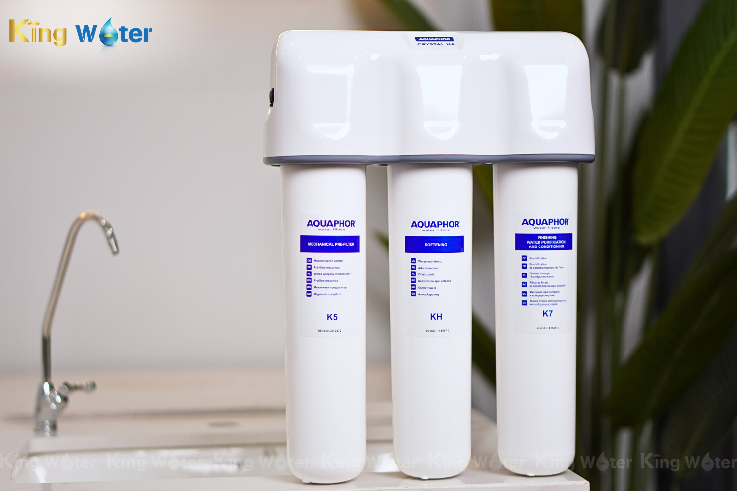 Máy Lọc Nước Aquaphor Crystal HA | Để Gầm 03 Lõi Nano