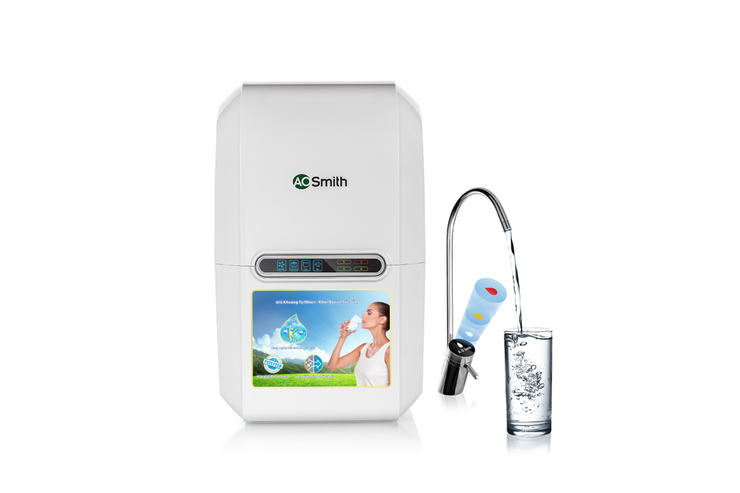 Máy Lọc Nước AO Smith Vita Plus | Âm Tủ 5 Lõi Lọc