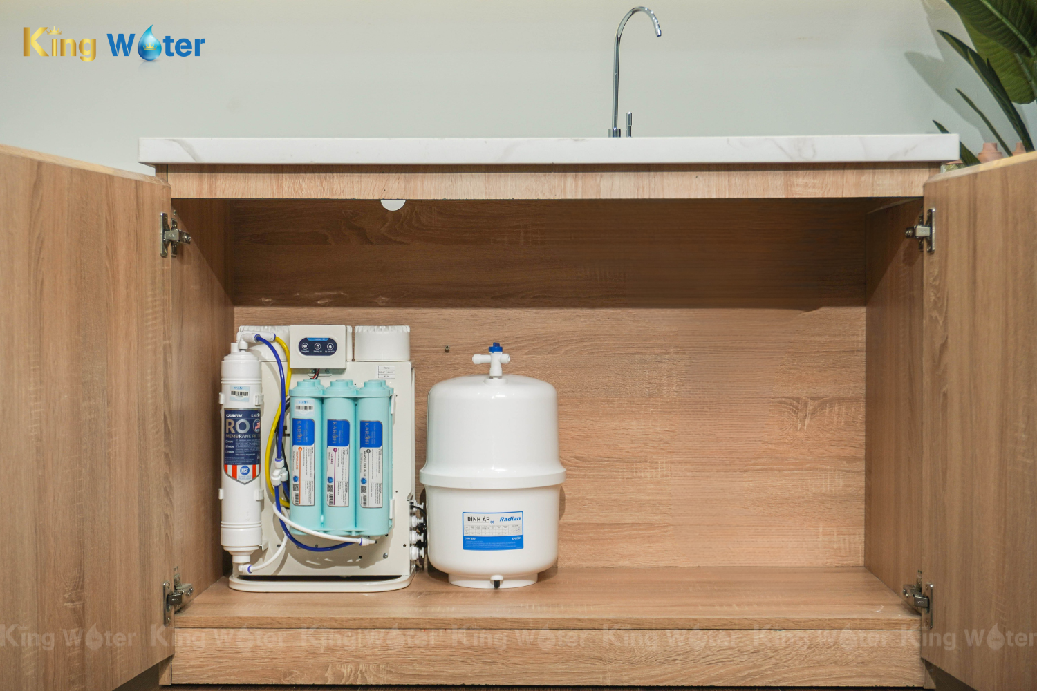 Máy lọc nước Karofi KAQ-U95 | Âm Tủ, 10 lõi