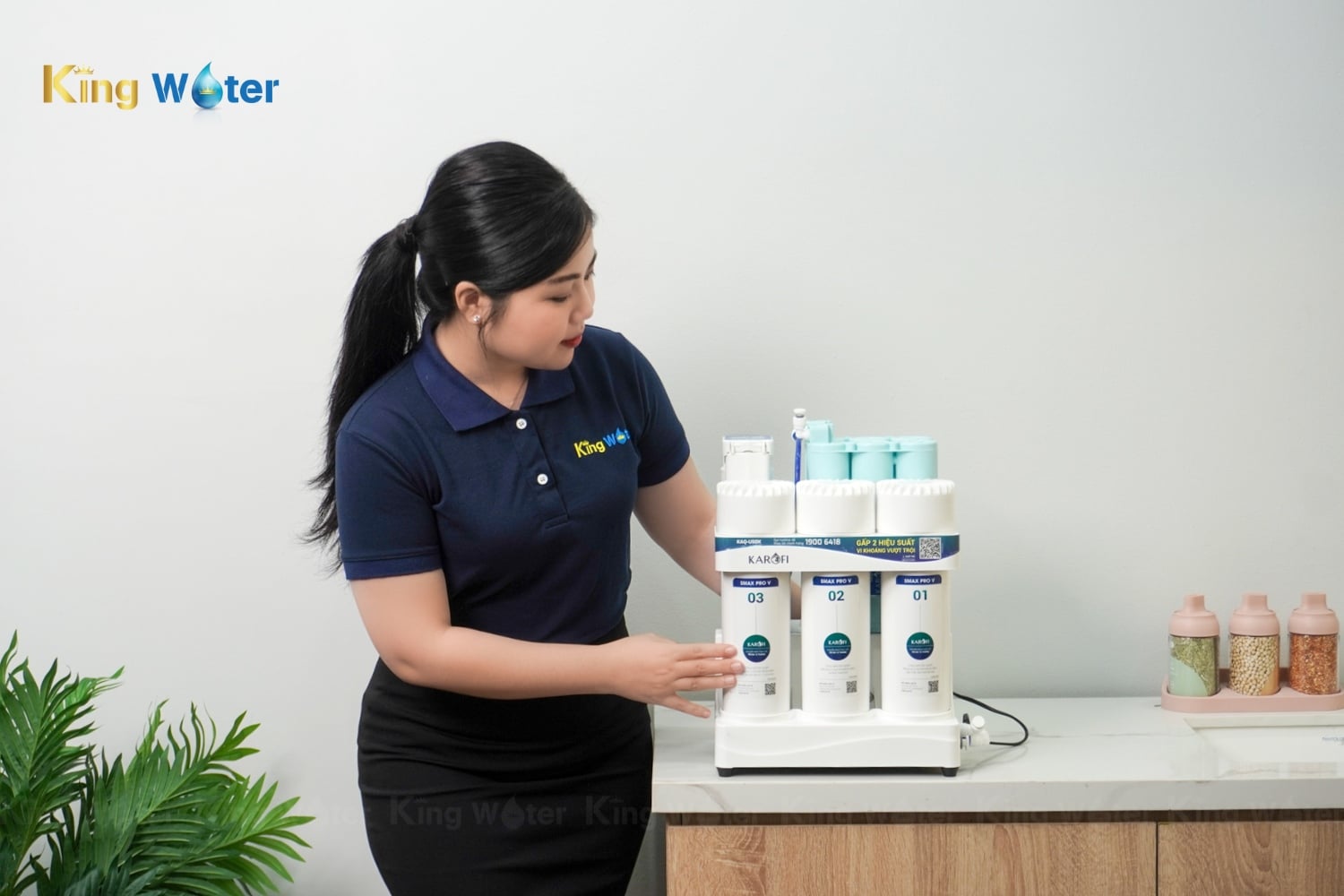 Máy Lọc Nước RO Karofi KAQ-U50K | Để Gầm 10 Lõi