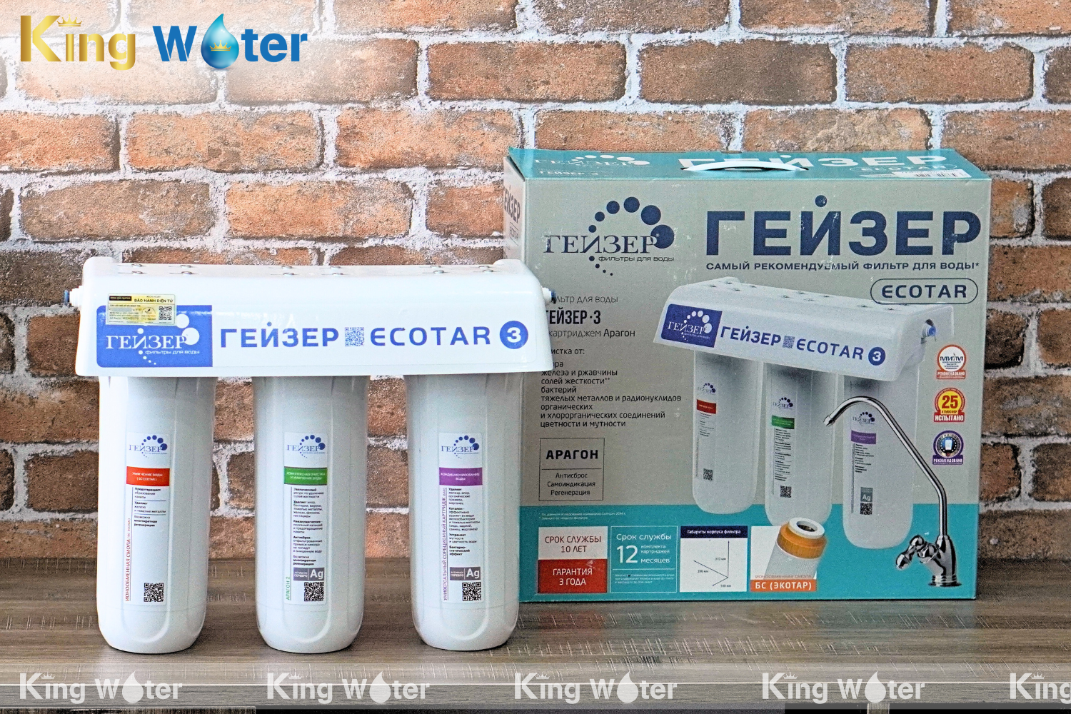 Máy Lọc Nước Nano Geyser Ecotar 3 | 3 Lõi Lọc