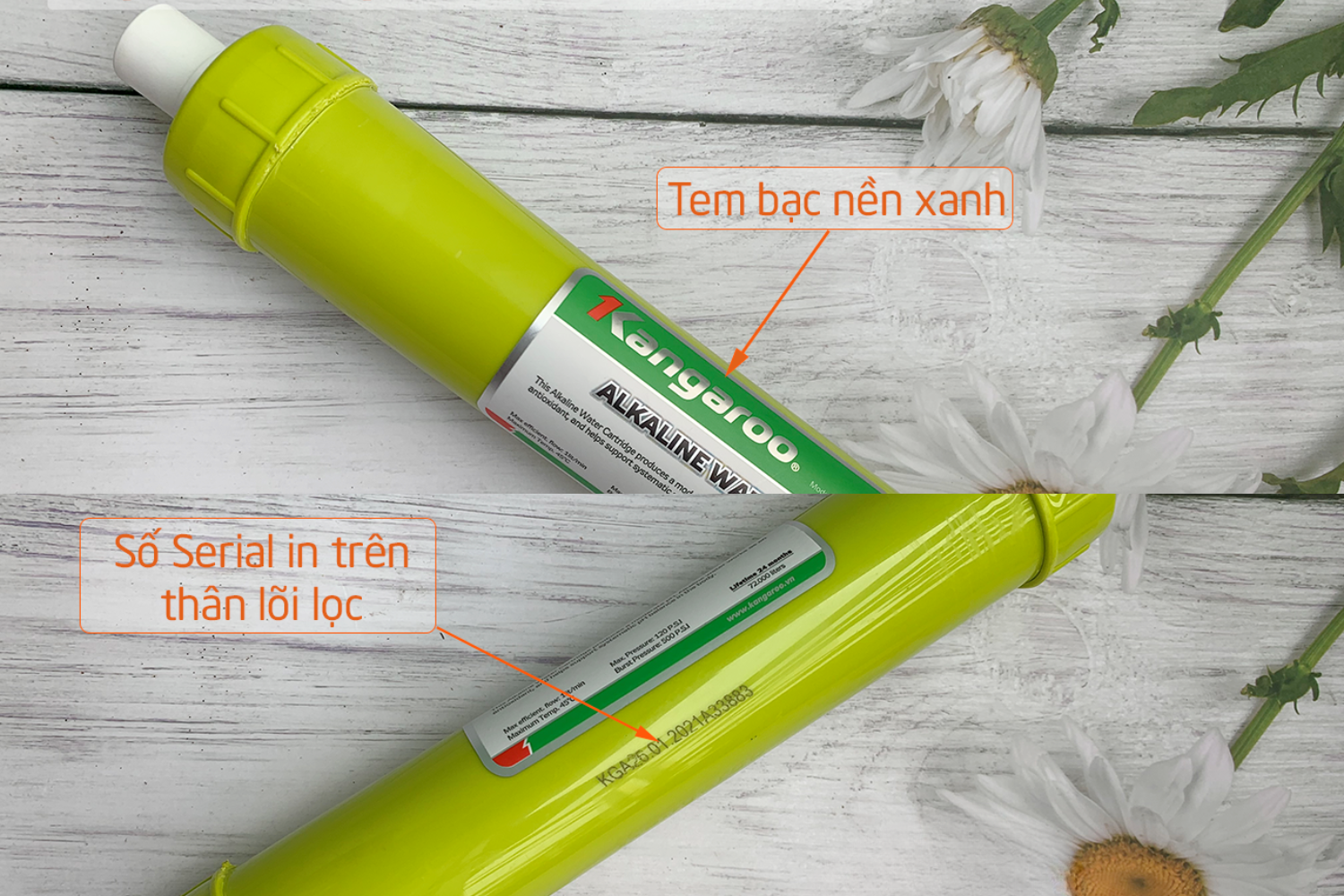 Lõi Kangaroo Alkaline (Xanh Lá) | Lõi Chức Năng Số 07 Tạo Kiềm