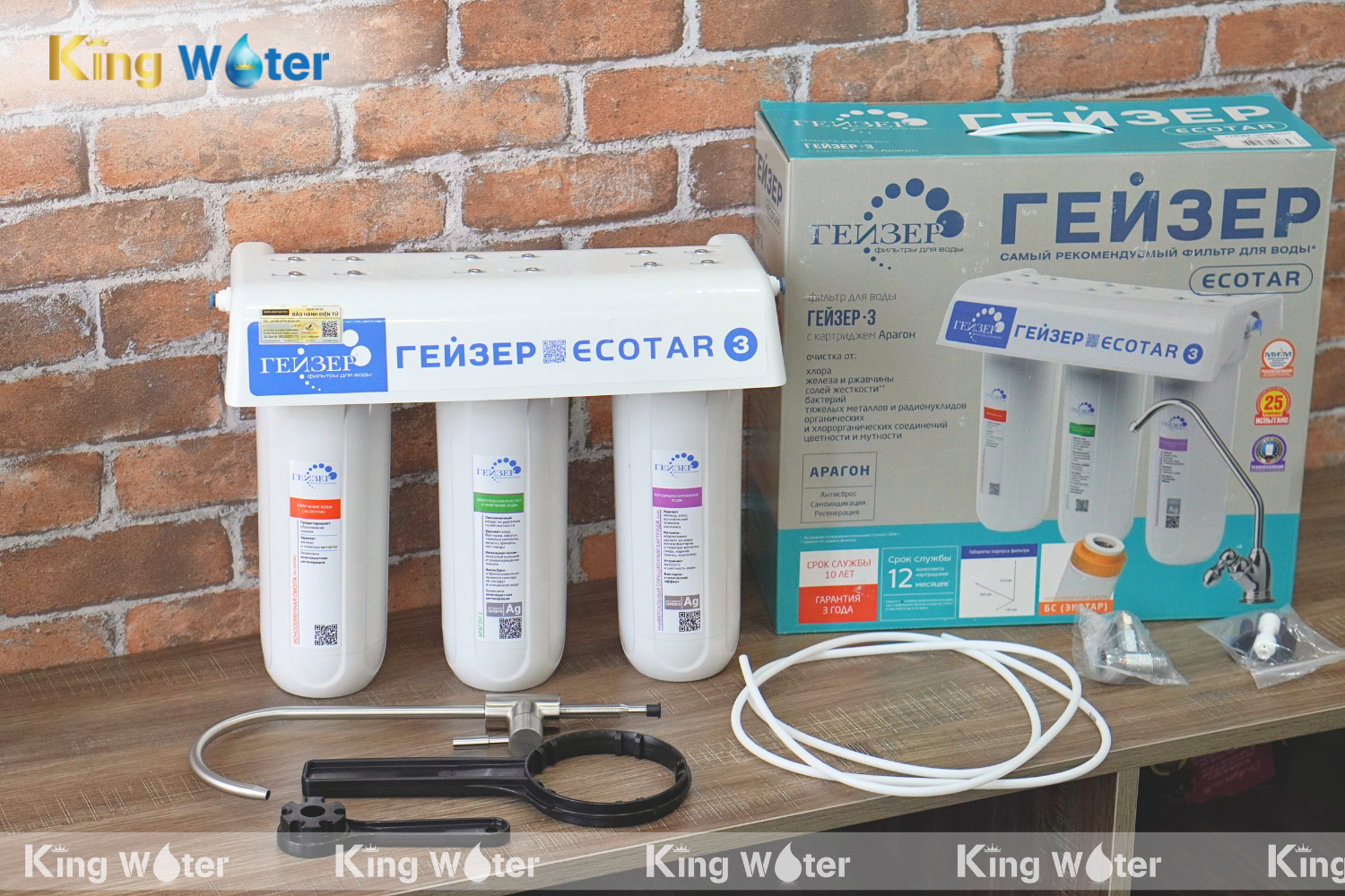 Máy Lọc Nước Nano Geyser Ecotar 3 | 3 Lõi Lọc