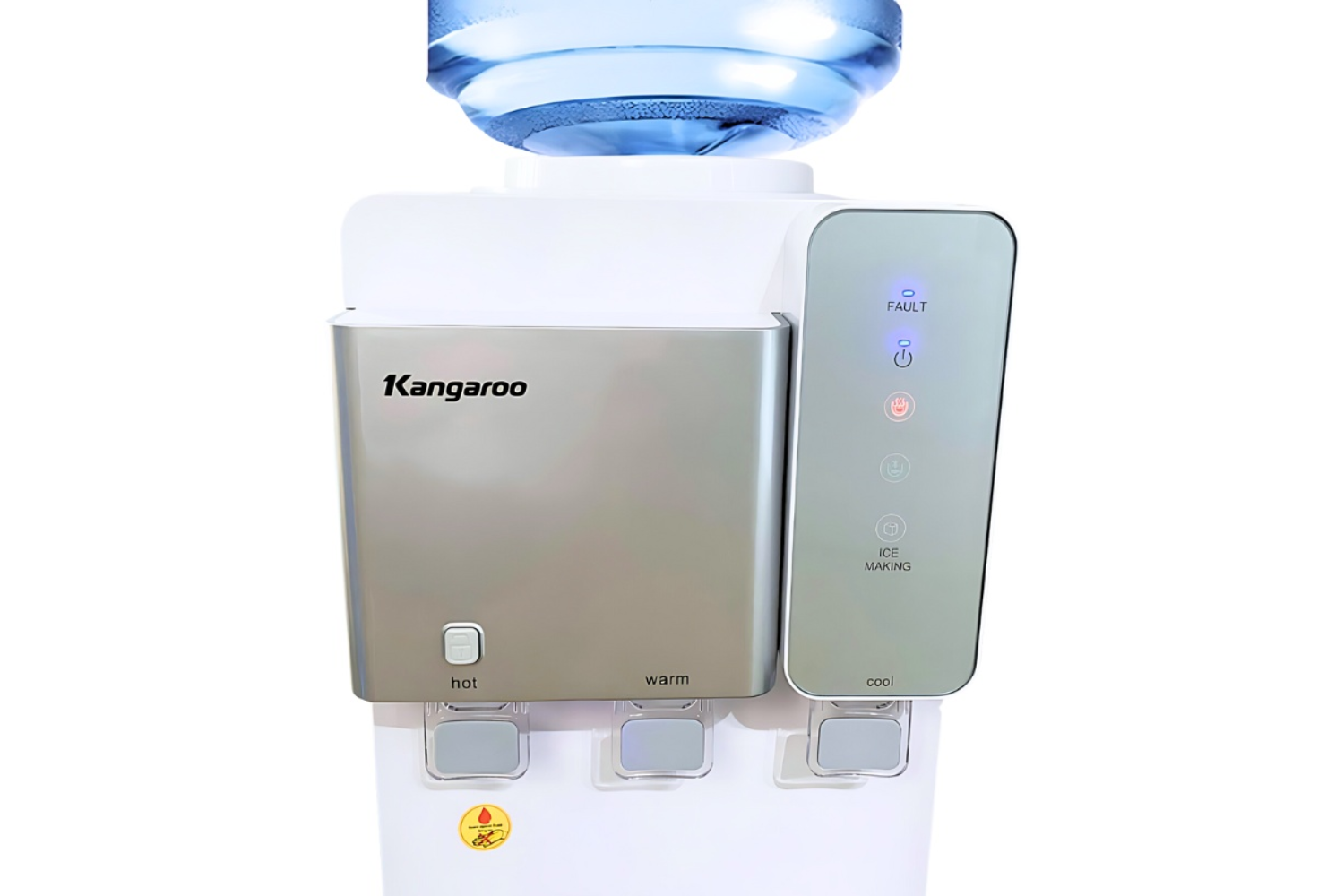 Cây Nước Nóng Lạnh Tích Hợp Làm Đá Kangaroo KG65A3 | Úp Bình 20 Lít