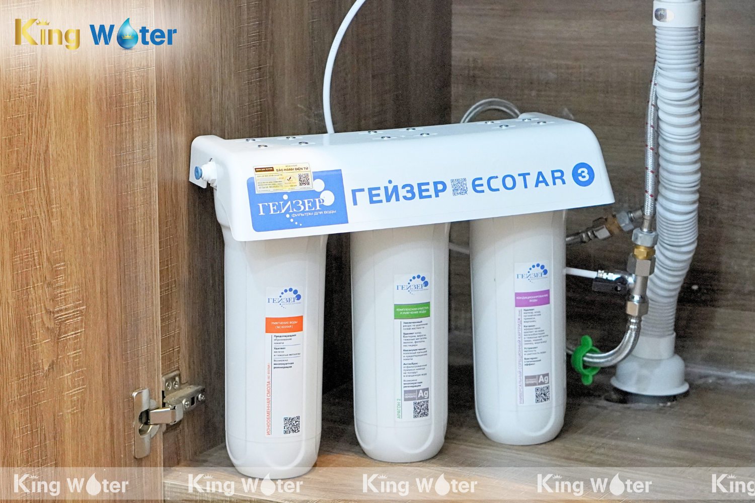 Máy Lọc Nước Nano Geyser Ecotar 3 | 3 Lõi Lọc
