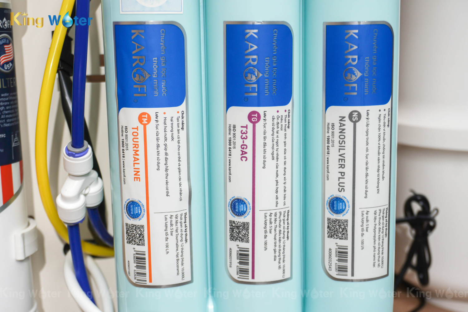 Máy lọc nước Karofi KAQ-U95 | Âm Tủ, 10 lõi