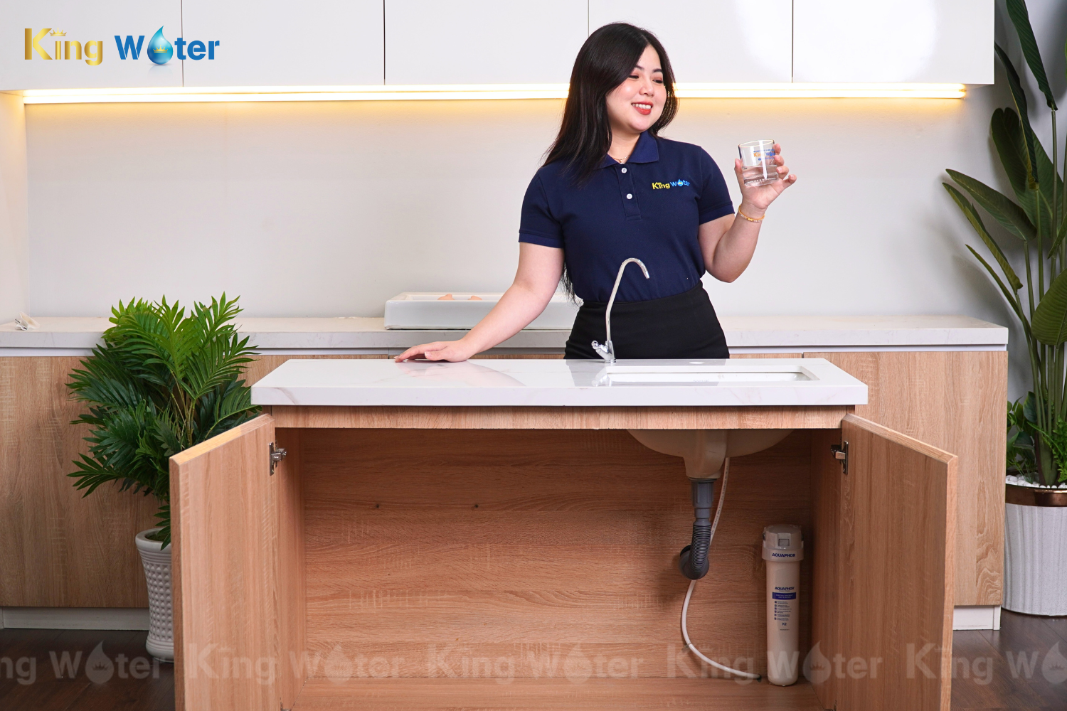 Máy Lọc Nước Aquaphor Crystal Solo | Để Gầm 01 Lõi Nano