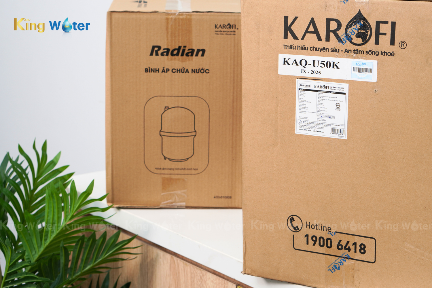 Máy Lọc Nước RO Karofi KAQ-U50K | Để Gầm 10 Lõi