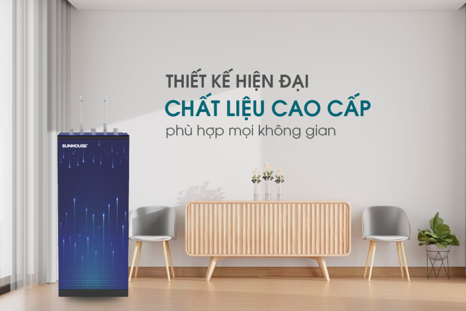 Máy Lọc Nước R.O Nóng Lạnh Sunhouse SHA76216CK | Tủ Đứng 10 Lõi Hydrogen