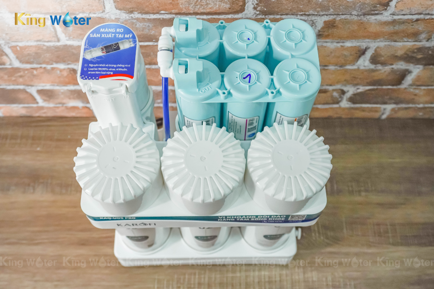 Máy Lọc Nước RO Karofi KAQ-U05 Pro | Âm Tủ 10 Lõi
