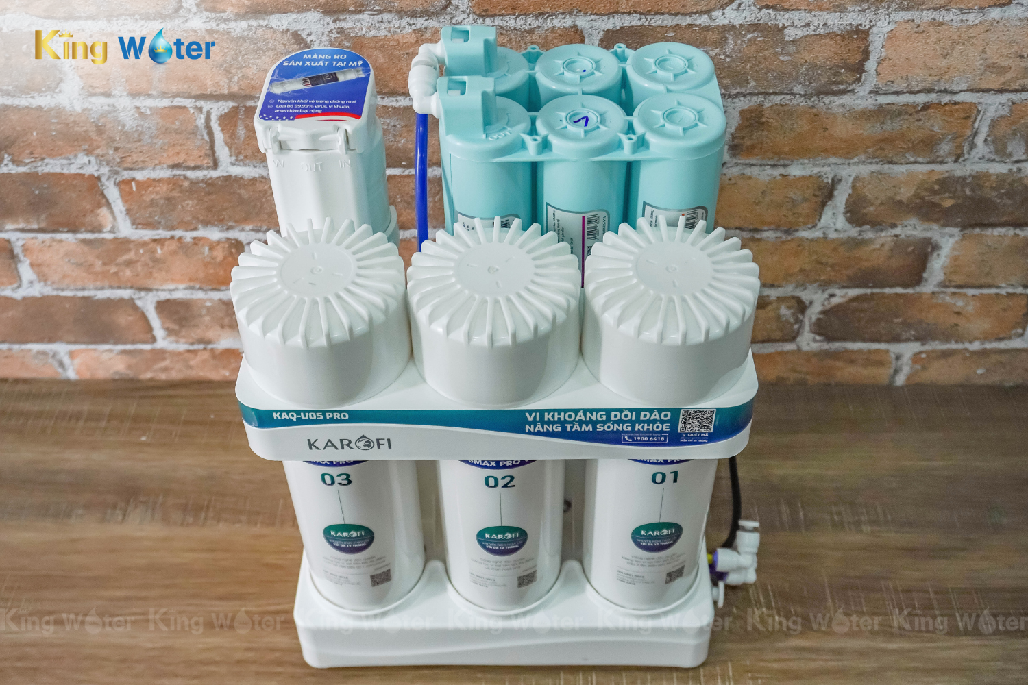 Máy Lọc Nước RO Karofi KAQ-U05 Pro | Âm Tủ 10 Lõi
