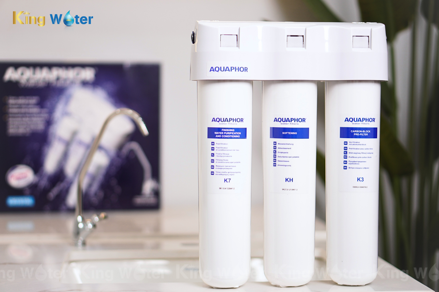 Máy Lọc Nước Aquaphor Crystal H6 | Để Gầm 03 Lõi Nano