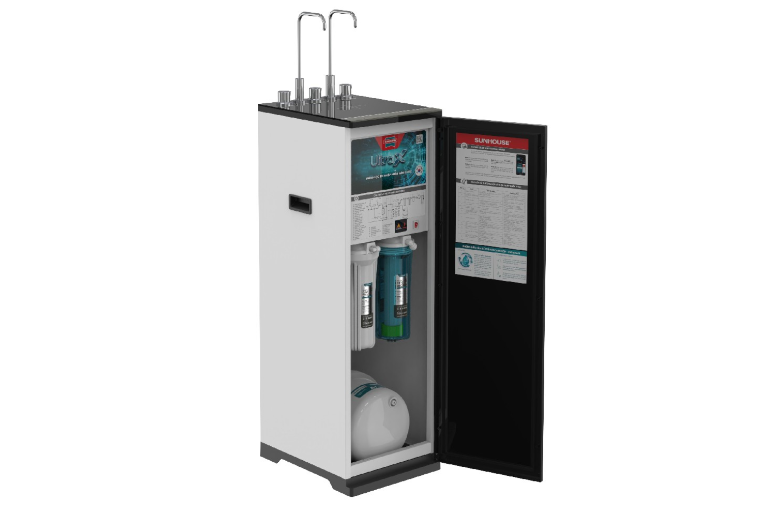 Máy Lọc Nước RO Sunhouse SHA75102LA UltraX 10 Lõi | Tủ Đứng Nóng -  Nguội