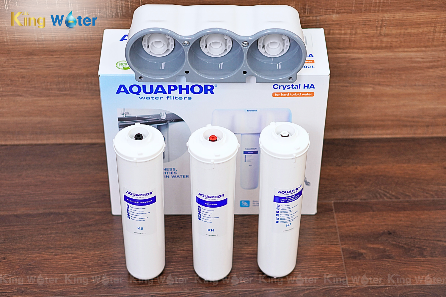 Máy Lọc Nước Aquaphor Crystal HA | Để Gầm 03 Lõi Nano