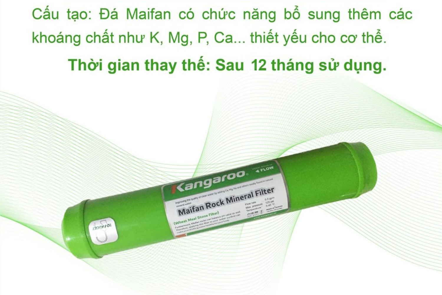Lõi Kangaroo Maifan (Xanh Đậm) | Lõi Chức Năng Số 08 Tạo Khoáng