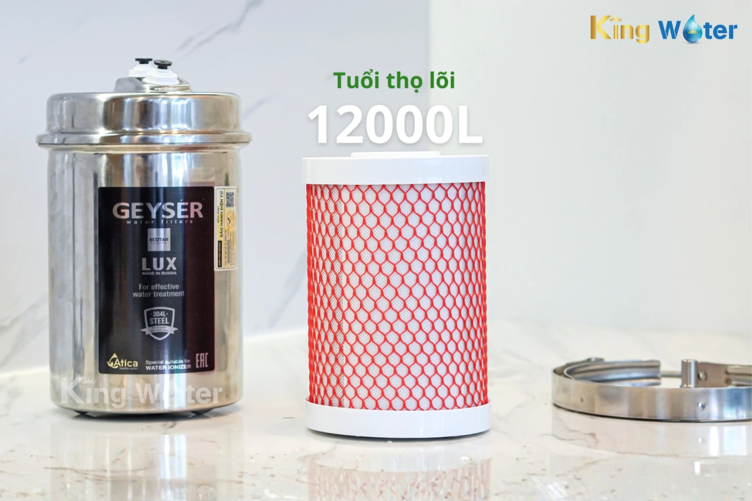 Máy Lọc Nước Nano Geyser Ecotar Lux | Để Gầm 01 Lõi 6 In 1