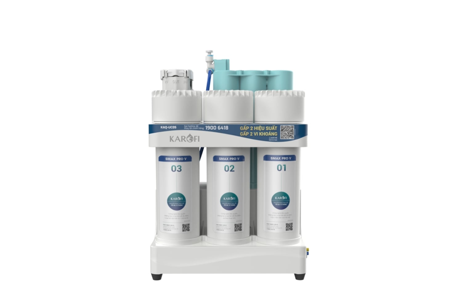 Máy Lọc Nước RO Karofi KAQ-UC05 | Để Gầm 10 Lõi
