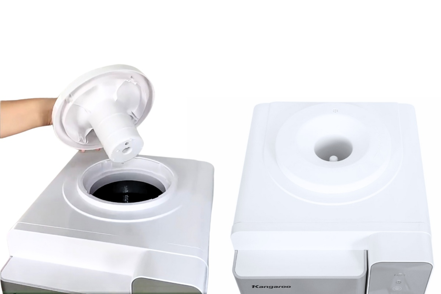 Cây Nước Nóng Lạnh Tích Hợp Làm Đá Kangaroo KG65A3 | Úp Bình 20 Lít