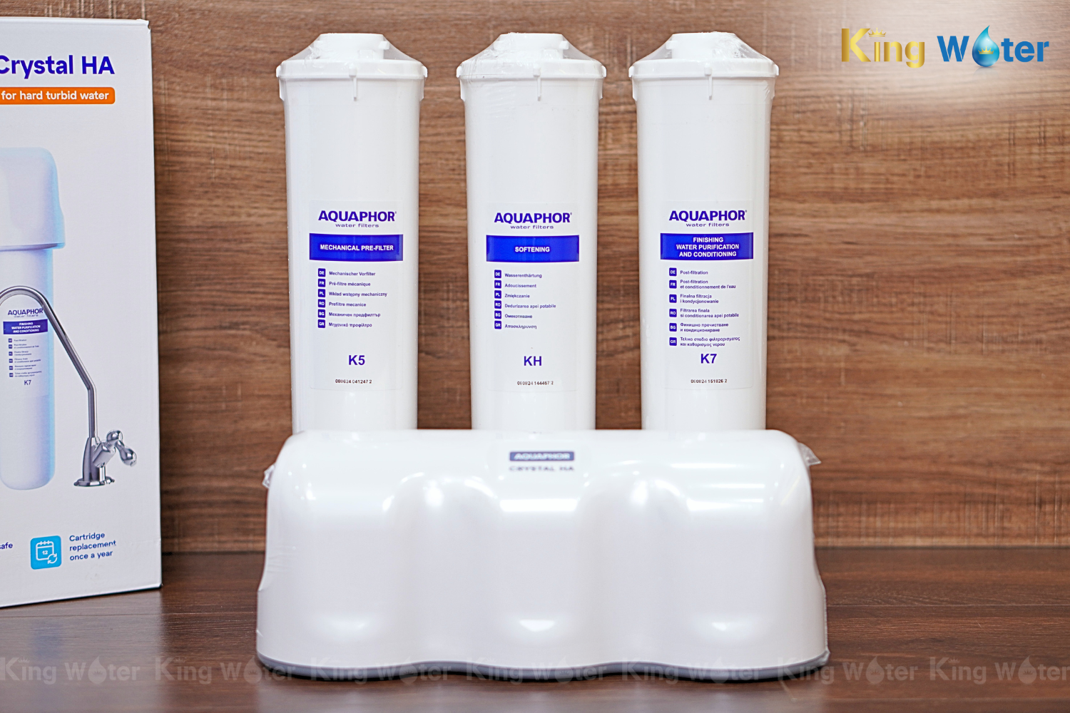 Máy Lọc Nước Aquaphor Crystal HA | Để Gầm 03 Lõi Nano