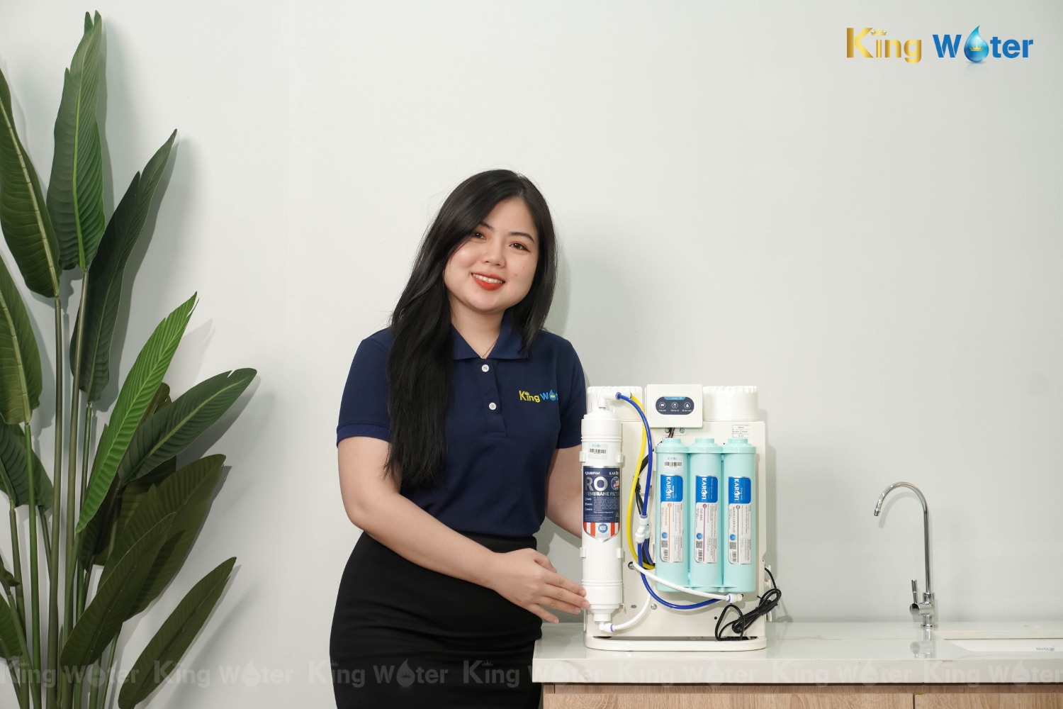 Máy lọc nước Karofi KAQ-U95 | Âm Tủ, 10 lõi