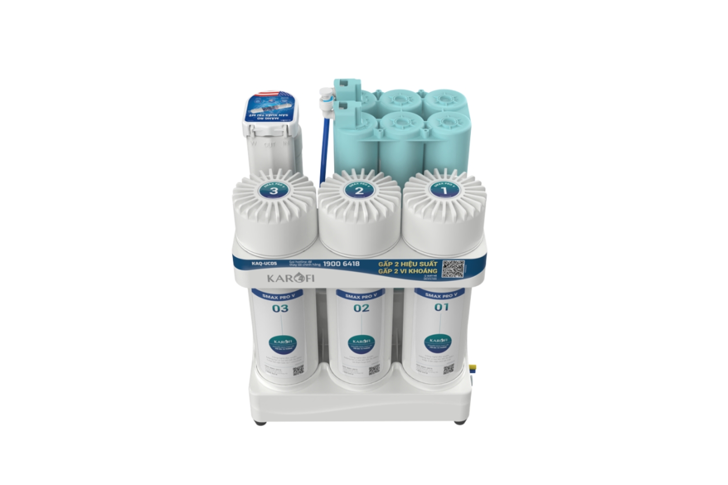 Máy Lọc Nước RO Karofi KAQ-UC05 | Để Gầm 10 Lõi