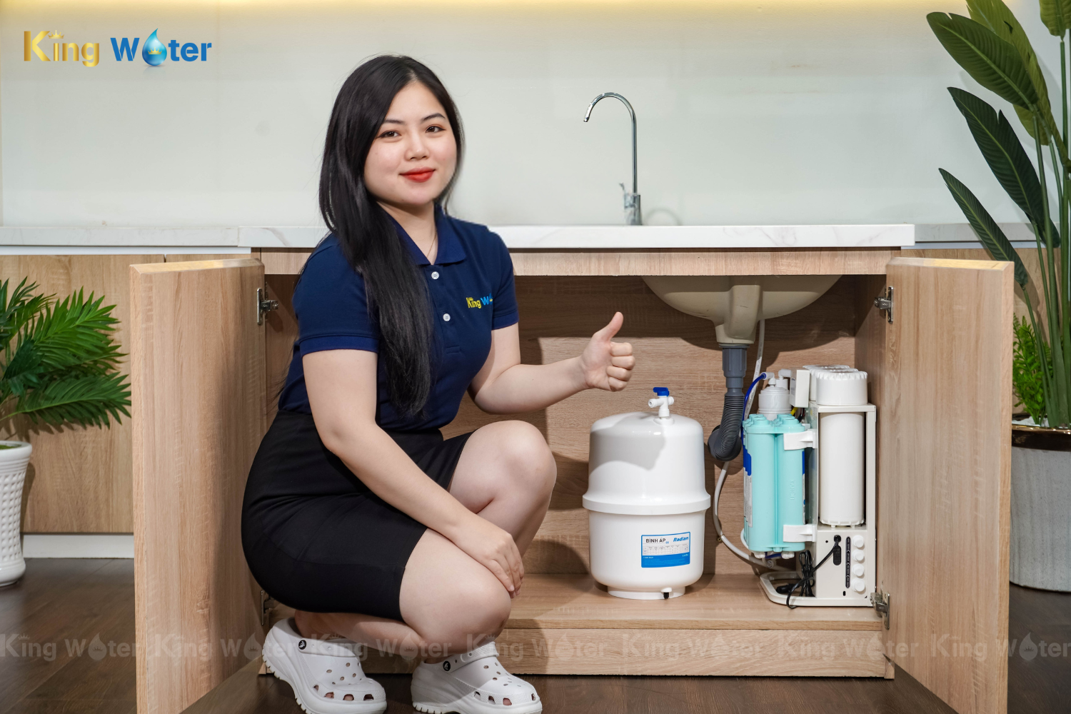 Máy lọc nước Karofi KAQ-U95 | Âm Tủ, 10 lõi