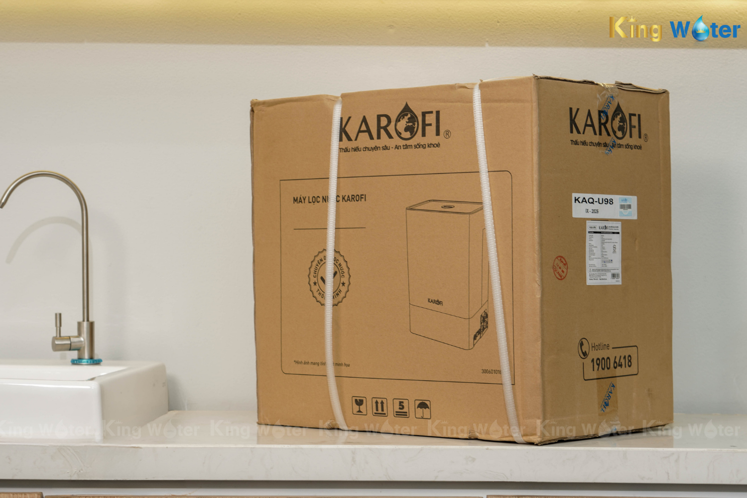 Máy Lọc Nước RO Karofi KAQ-U98 | Để Gầm 10 Lõi