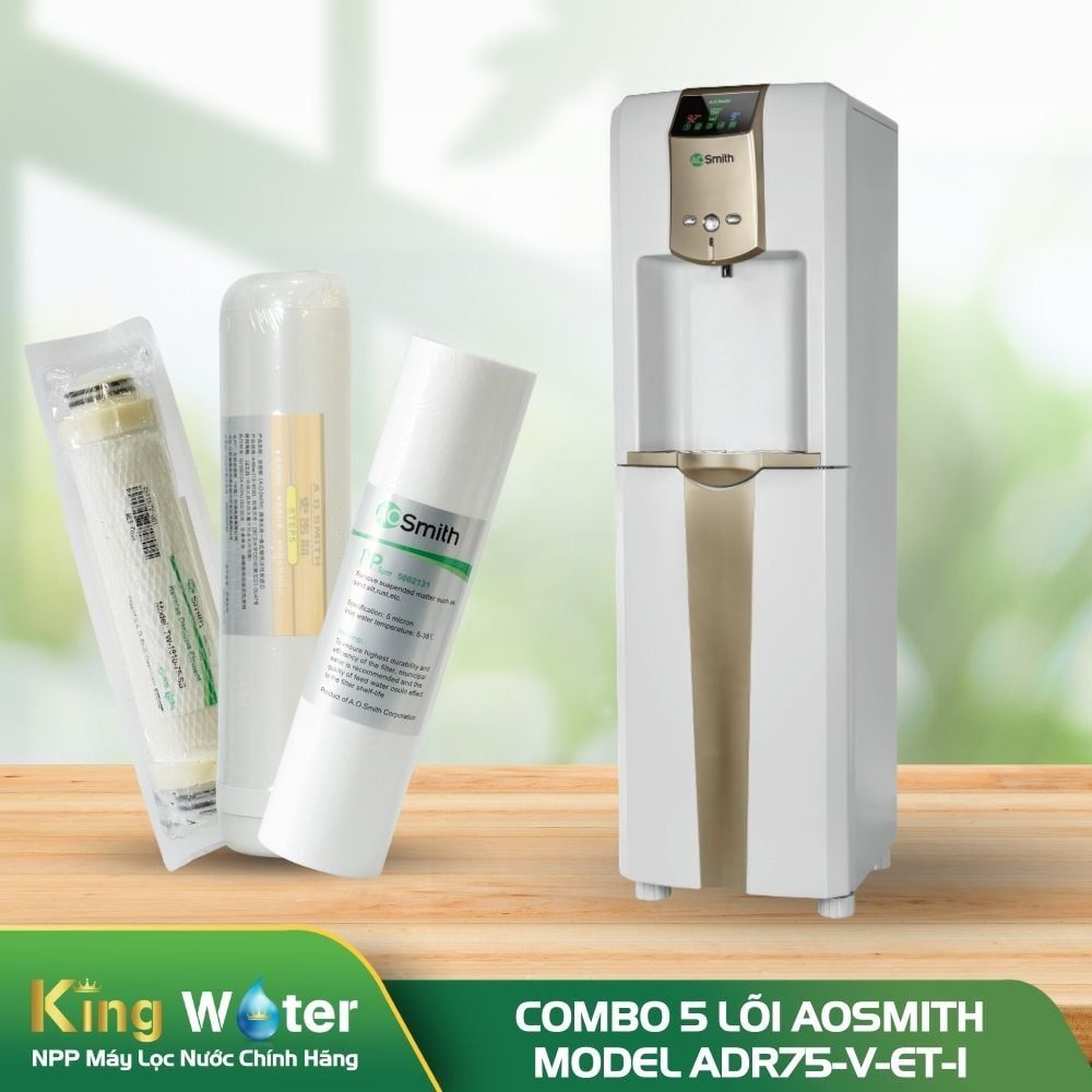 Combo 5 Lõi Lọc Nước AO Smith ADR75-V-ET-1