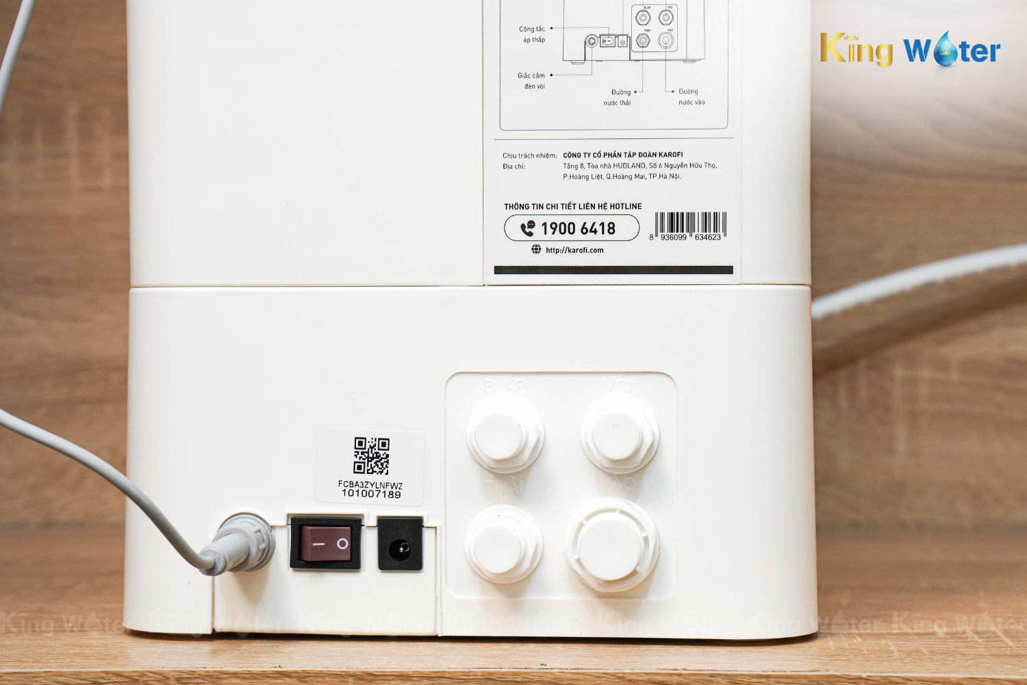 Máy Lọc Nước RO Karofi KAQ-U98 | Để Gầm 10 Lõi