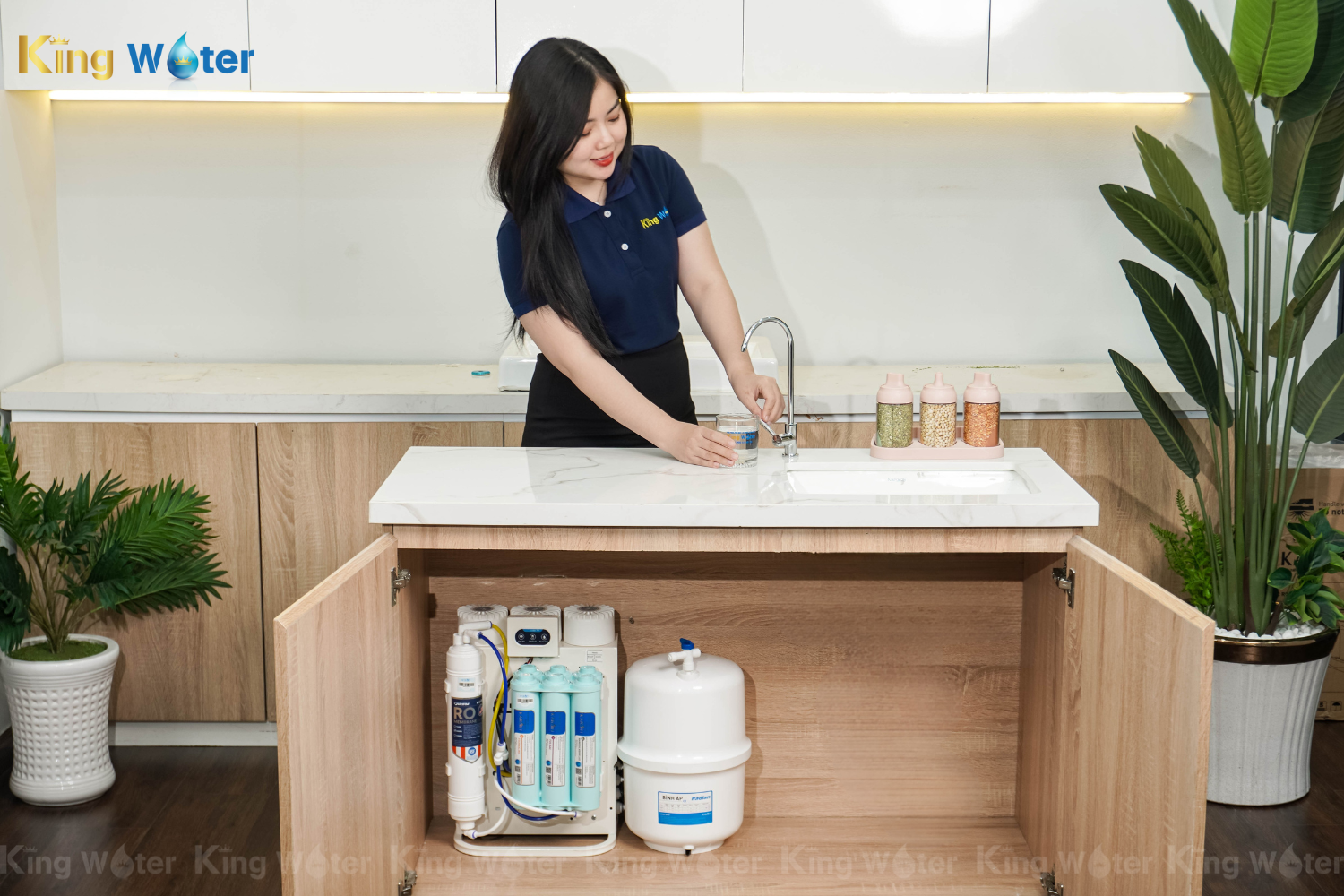 Máy lọc nước Karofi KAQ-U95 | Âm Tủ, 10 lõi