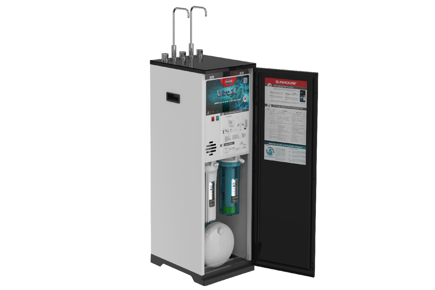 Máy Lọc Nước RO Sunhouse SHA76639LA UltraX | Tủ Đứng Nóng - Lạnh 11 Lõi