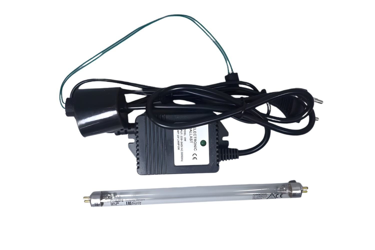 Bộ Đèn UV Karofi (Gồm: Bóng Đèn, Ống Thạch Anh, Vỏ inox, Bộ Nguồn)