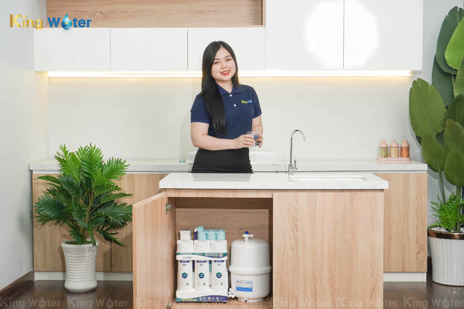 Máy Lọc Nước RO Karofi KAQ-U95 Pro | Để Gầm 10 Lõi