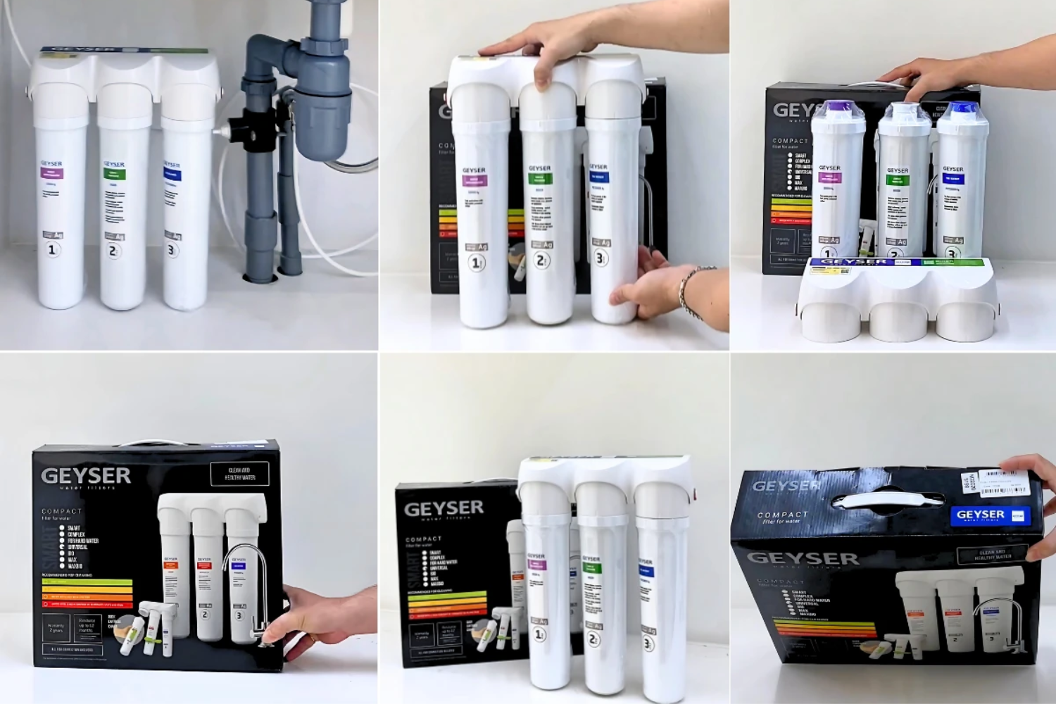 Máy Lọc Nước Nano Geyser Ecotar 3 Smart | Máy Nhập Khẩu Nga 03 Lõi Lọc