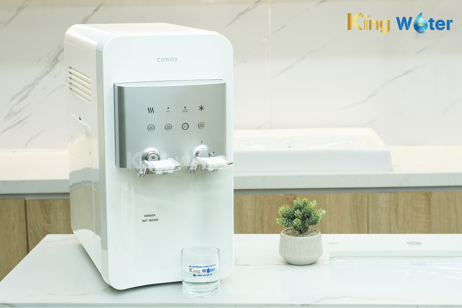 Máy Lọc Nước R.O Nóng Lạnh Coway NEO PLUS (CHP-264L)  | Để Bàn 04 Lõi